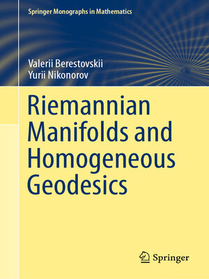 cover image of Riemannian Manifolds and Homogeneous Geodesics